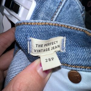 Perfect Vintage Madewell Jean